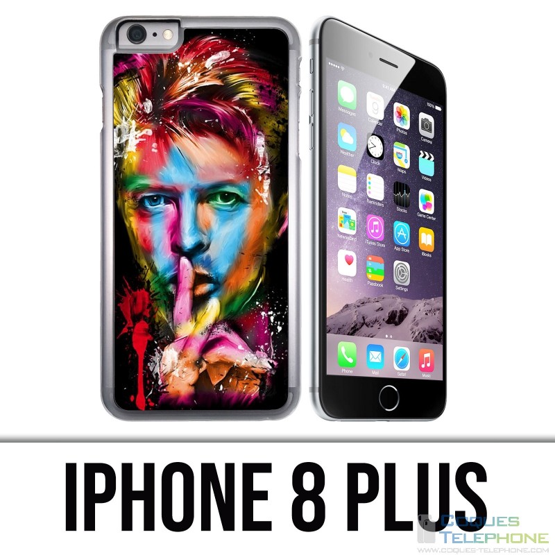 Custodia per iPhone 8 Plus - Bowie Multicolor
