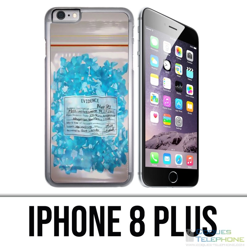 Custodia per iPhone 8 Plus - Breaking Bad Crystal Meth
