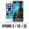 Coque iPhone 5 / 5S / SE - Gardiens De La Galaxie Rocket