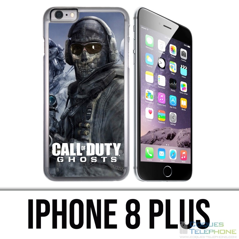 Coque iPhone 8 PLUS - Call Of Duty Ghosts Logo