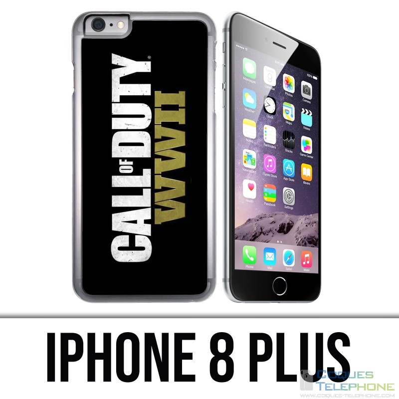 Coque iPhone 8 PLUS - Call Of Duty Ww2 Logo