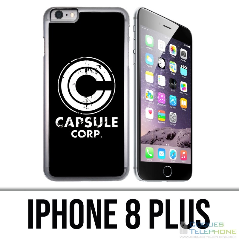 Coque iPhone 8 PLUS - Capsule Corp Dragon Ball