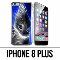 Coque iPhone 8 PLUS - Chat Blue Eyes