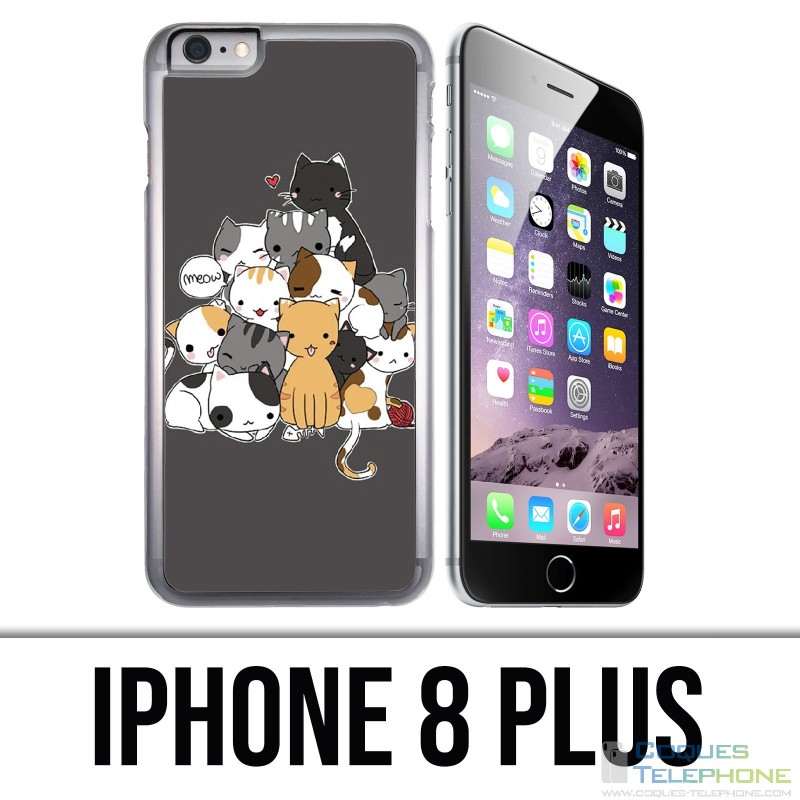 Funda iPhone 8 Plus - Chat Meow