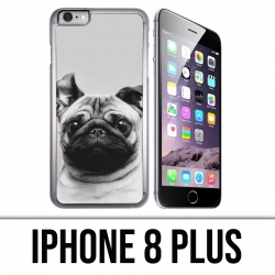 Custodia per iPhone 8 Plus - Dog Pug Ears