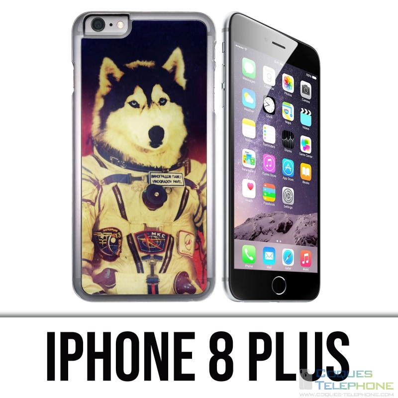Custodia per iPhone 8 Plus - Jusky Astronaut Dog