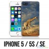 IPhone 5 / 5S / SE Fall - Giraffen-Pelz