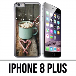 Custodia per iPhone 8 Plus - Marshmallow al cioccolato caldo