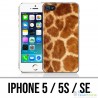 IPhone 5 / 5S / SE case - Giraffe