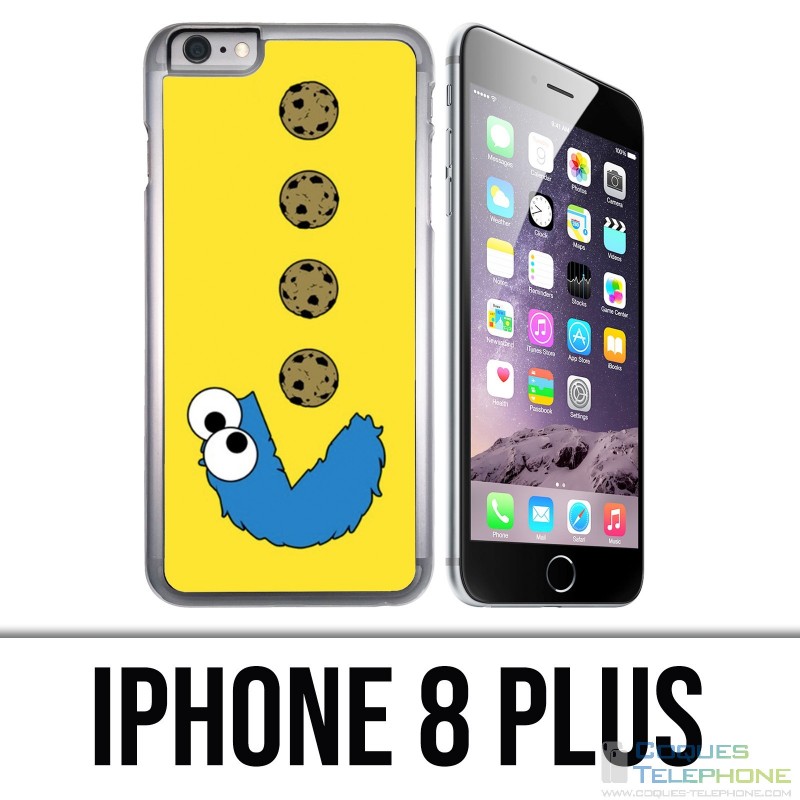 Custodia per iPhone 8 Plus: Cookie Monster Pacman