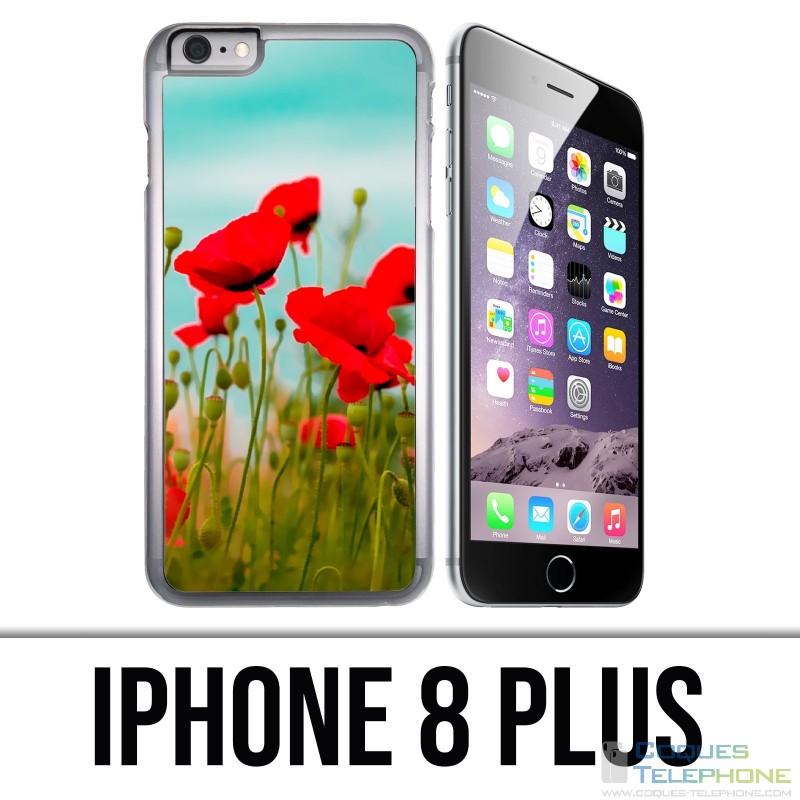 Funda iPhone 8 Plus - Amapolas 2