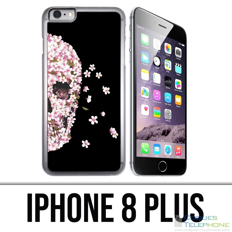 Custodia per iPhone 8 Plus - Crane Flowers 2
