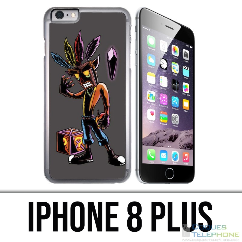 Funda iPhone 8 Plus - Crash Bandicoot Mask