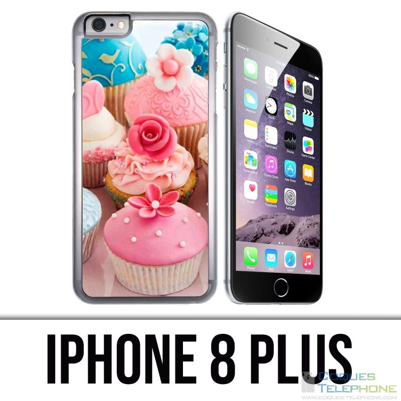 Custodia per iPhone 8 Plus - Cupcake 2