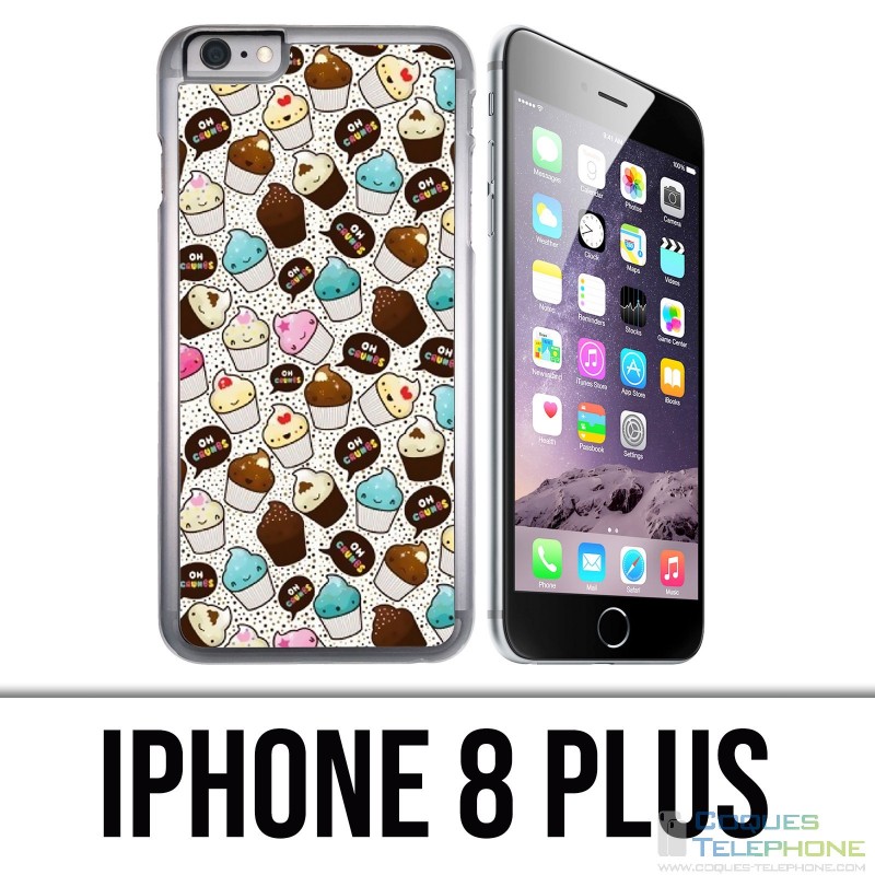IPhone 8 Plus Case - Cupcake Kawaii