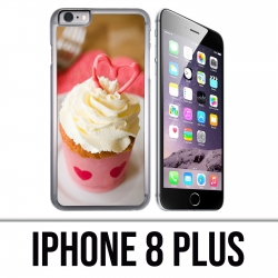 Custodia per iPhone 8 Plus - Cupcake rosa