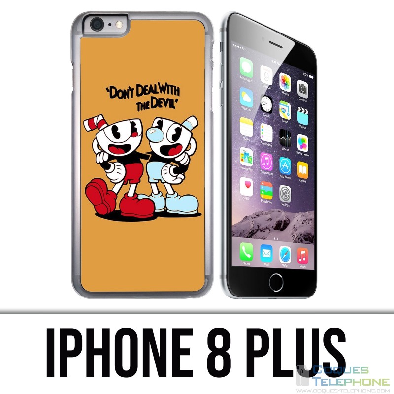 IPhone 8 Plus case - Cuphead