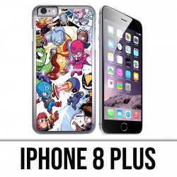 Coque iPhone 8 PLUS - Cute Marvel Heroes