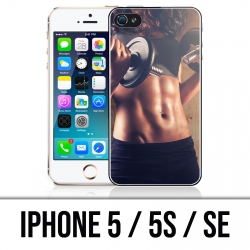 Coque iPhone 5 / 5S / SE - Girl Musculation