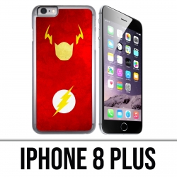 Funda para iPhone 8 Plus - Dc Comics Flash Art Design