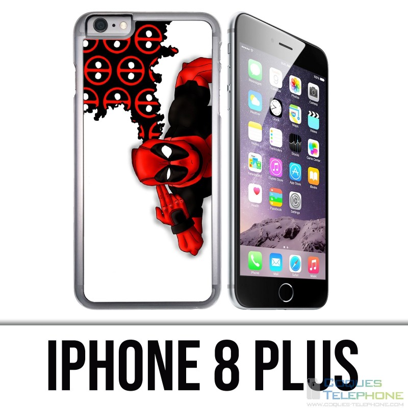 Custodia per iPhone 8 Plus - Deadpool Bang
