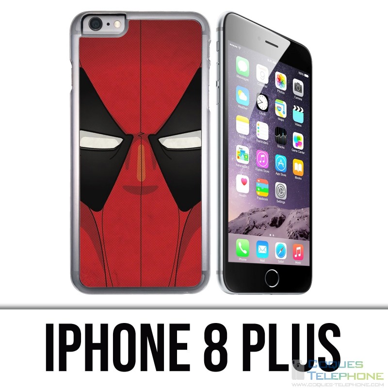 Coque iPhone 8 PLUS - Deadpool Masque