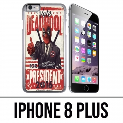 Coque iPhone 8 PLUS - Deadpool Président