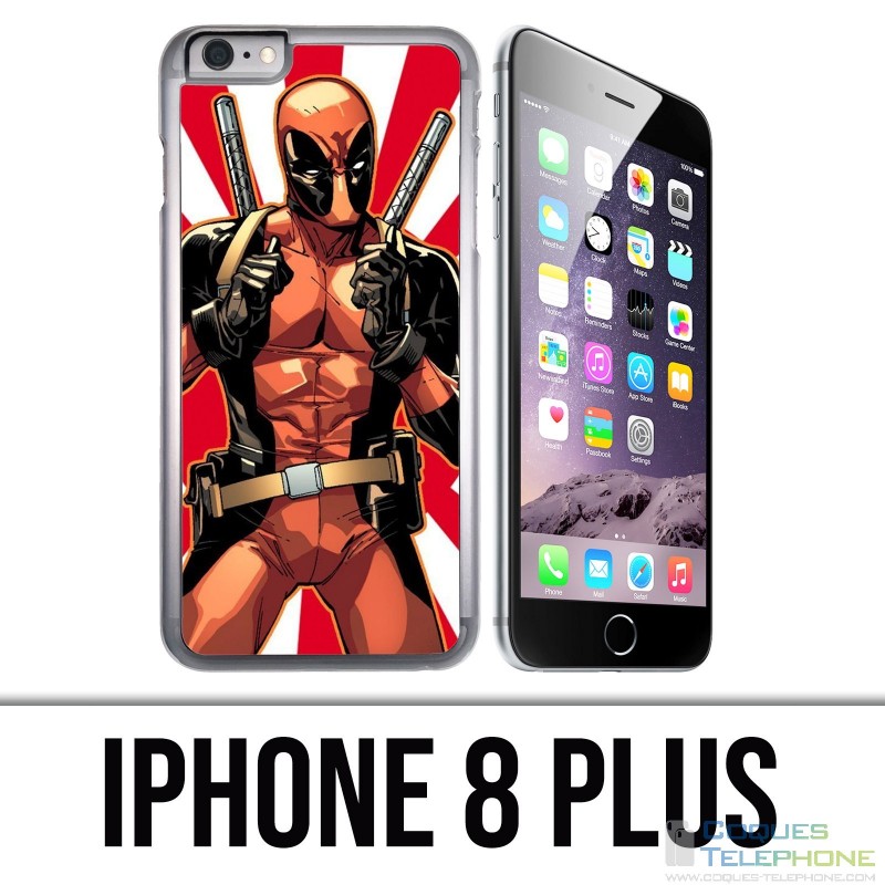 Coque iPhone 8 PLUS - Deadpool Redsun