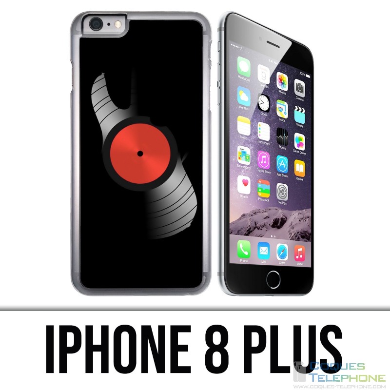 Coque iPhone 8 Plus - Disque Vinyle