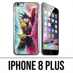 Coque iPhone 8 PLUS - Dragon Ball Black Goku Cartoon