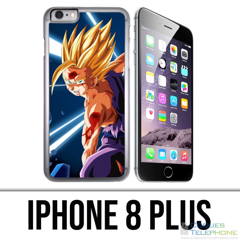 Coque iPhone 8 PLUS - Dragon Ball Gohan Kameha