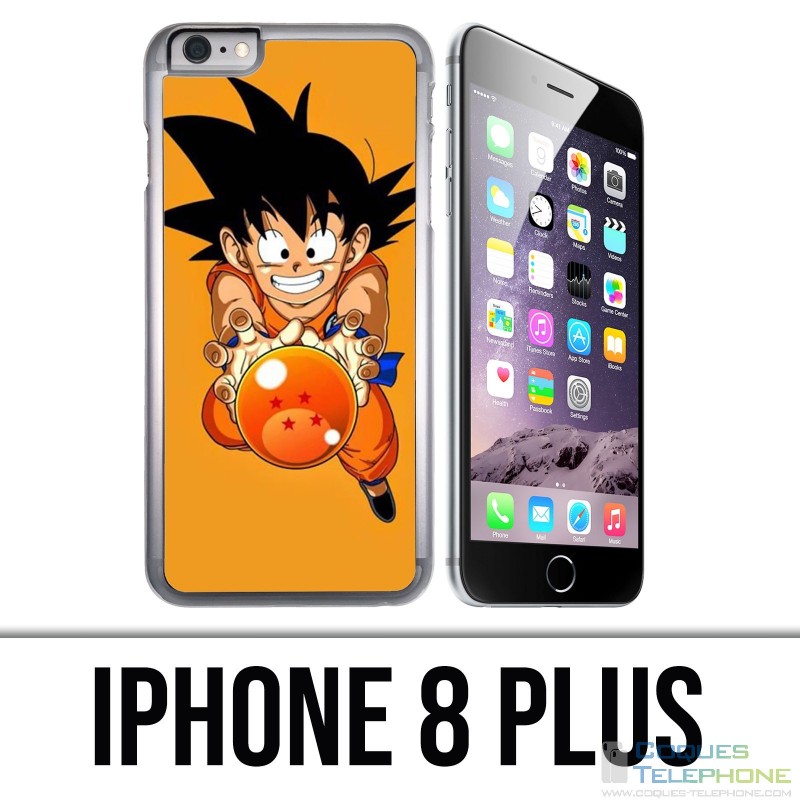 Coque iPhone 8 PLUS - Dragon Ball Goku Boule De Crystal