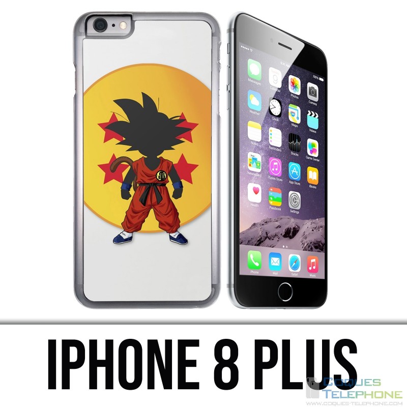 Coque iPhone 8 PLUS - Dragon Ball Goku Boule