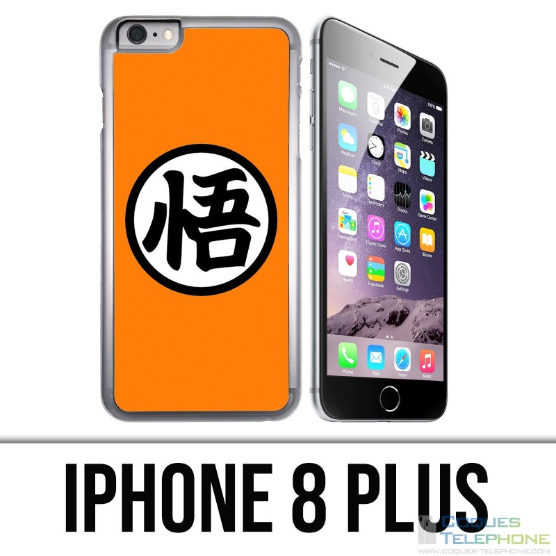 Funda iPhone 8 Plus - Dragon Ball Goku Logo