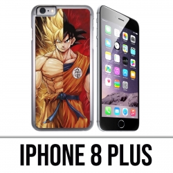 Funda iPhone 8 Plus - Dragon Ball Goku Super Saiyan