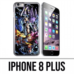 Custodia per iPhone 8 Plus - Dragon Ball Goku Vs Beerus