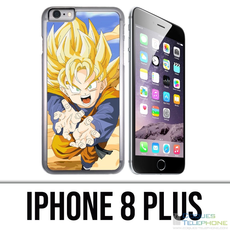 Coque iPhone 8 PLUS - Dragon Ball Son Goten Fury