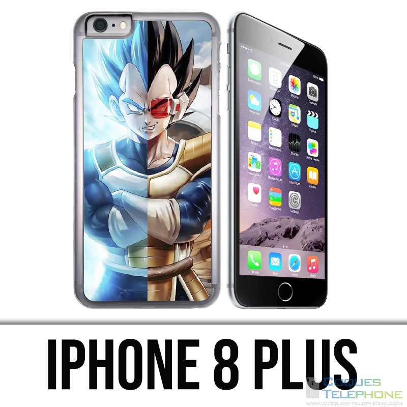 Custodia per iPhone 8 Plus - Dragon Ball Vegeta Super Saiyan