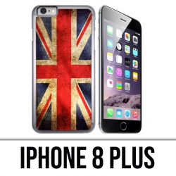 Custodia per iPhone 8 Plus - Bandiera britannica vintage