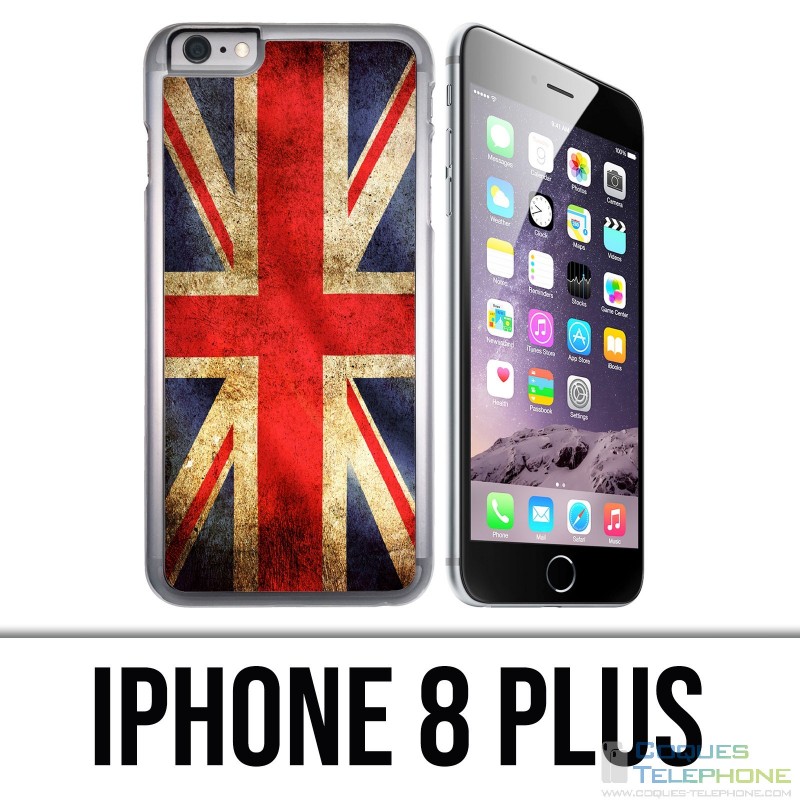 IPhone 8 Plus Case - Vintage Uk Flag