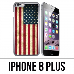Custodia per iPhone 8 Plus - Bandiera USA