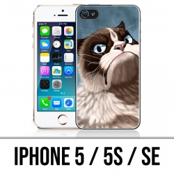 Coque iPhone 5 / 5S / SE - Grumpy Cat