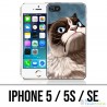 IPhone 5 / 5S / SE Fall - mürrische Katze