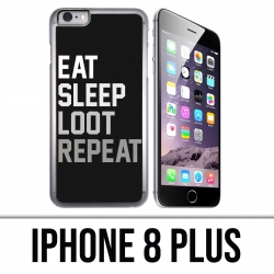 Coque iPhone 8 PLUS - Eat Sleep Loot Repeat