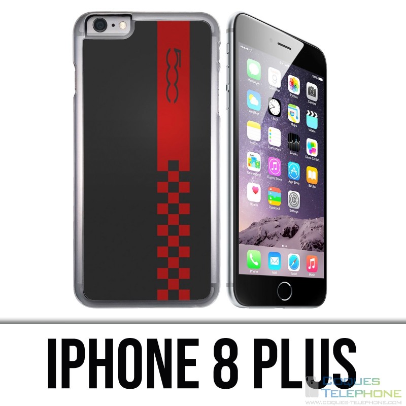 Custodia per iPhone 8 Plus - Fiat 500