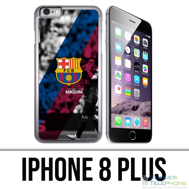Coque iPhone 8 PLUS - Football Fcb Barca