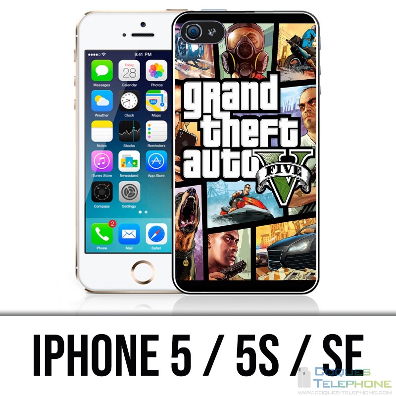IPhone 5 / 5S / SE case - Gta V