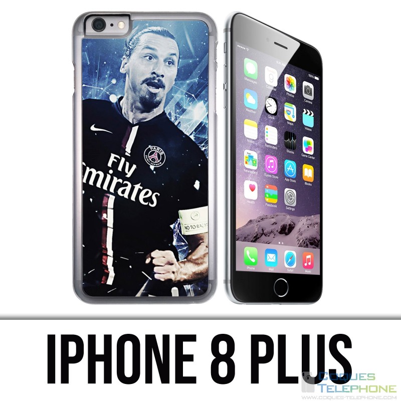 Custodia per iPhone 8 Plus - Calcio Zlatan Psg