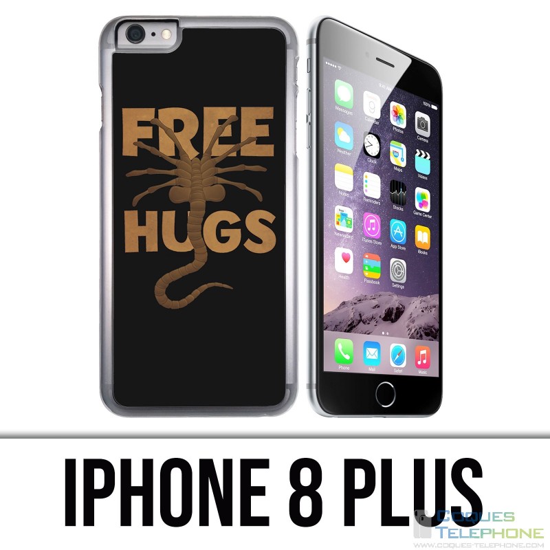 Coque iPhone 8 PLUS - Free Hugs Alien