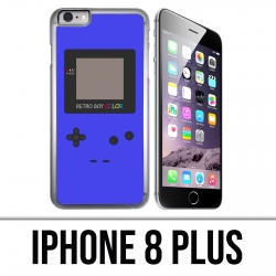 Coque iPhone 8 PLUS - Game Boy Color Bleu